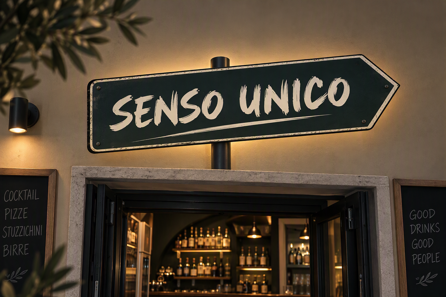 Ingresso del pub Sensounico